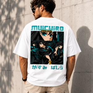 Muichiro Oversized T-Shirt | 240 GSM French Terry | VastraVista Signature