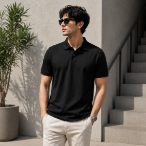 Premium 220 GSM Cotton Polo T-Shirt | Regular Fit | Half Sleeve | Custom Printable